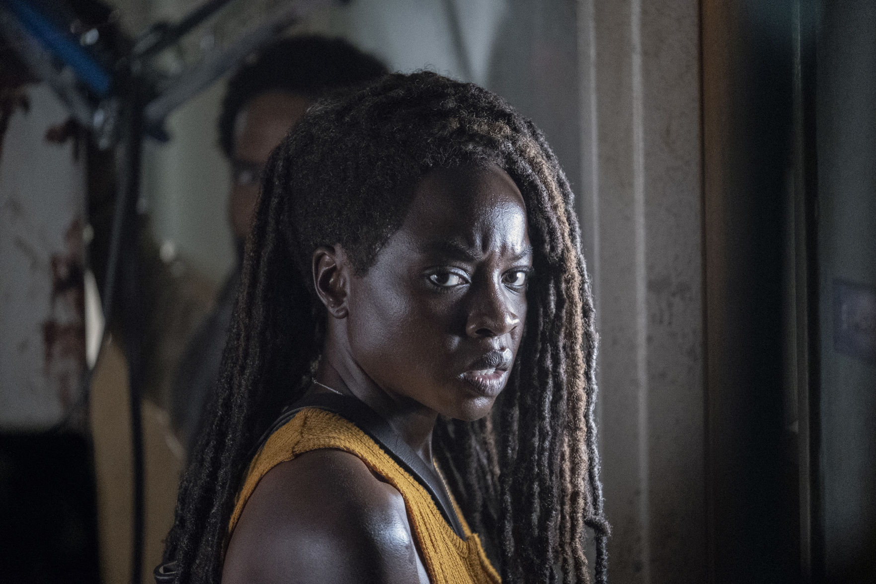 Danai Gurira as Michonne on the AMC series "The Walking Dead."